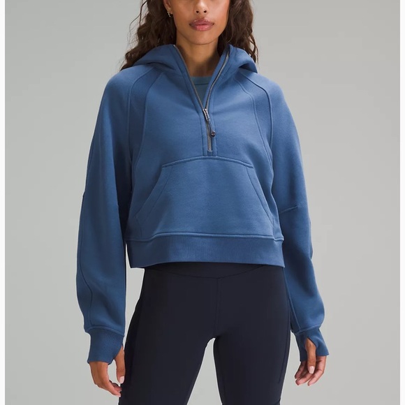 lululemon athletica | Tops | Lululemon Oversized Half Zip Scuba Hoodie |  Poshmark